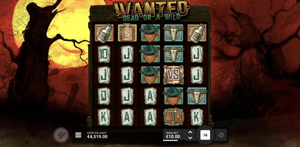 Wanted Dead Or A Wild Slot