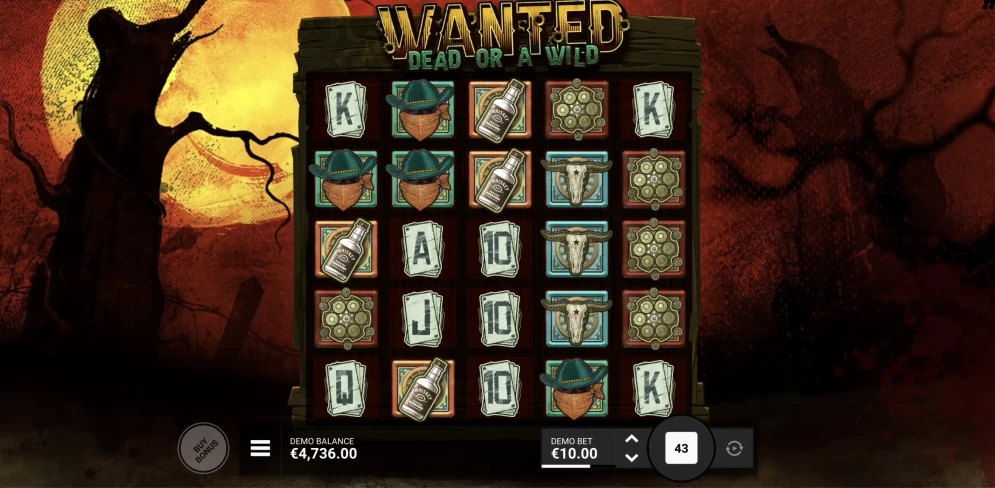 Wanted Dead Or A Wild Slot